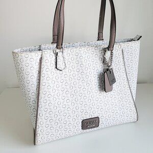GUESS Logo Print Tote Bag